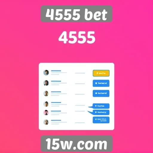 Análise da interface do usuário do site 4555 bet